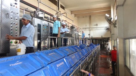 Milk packing film yield improvement